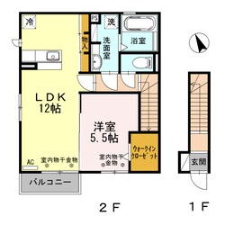 平田町駅 徒歩28分 2階の物件間取画像